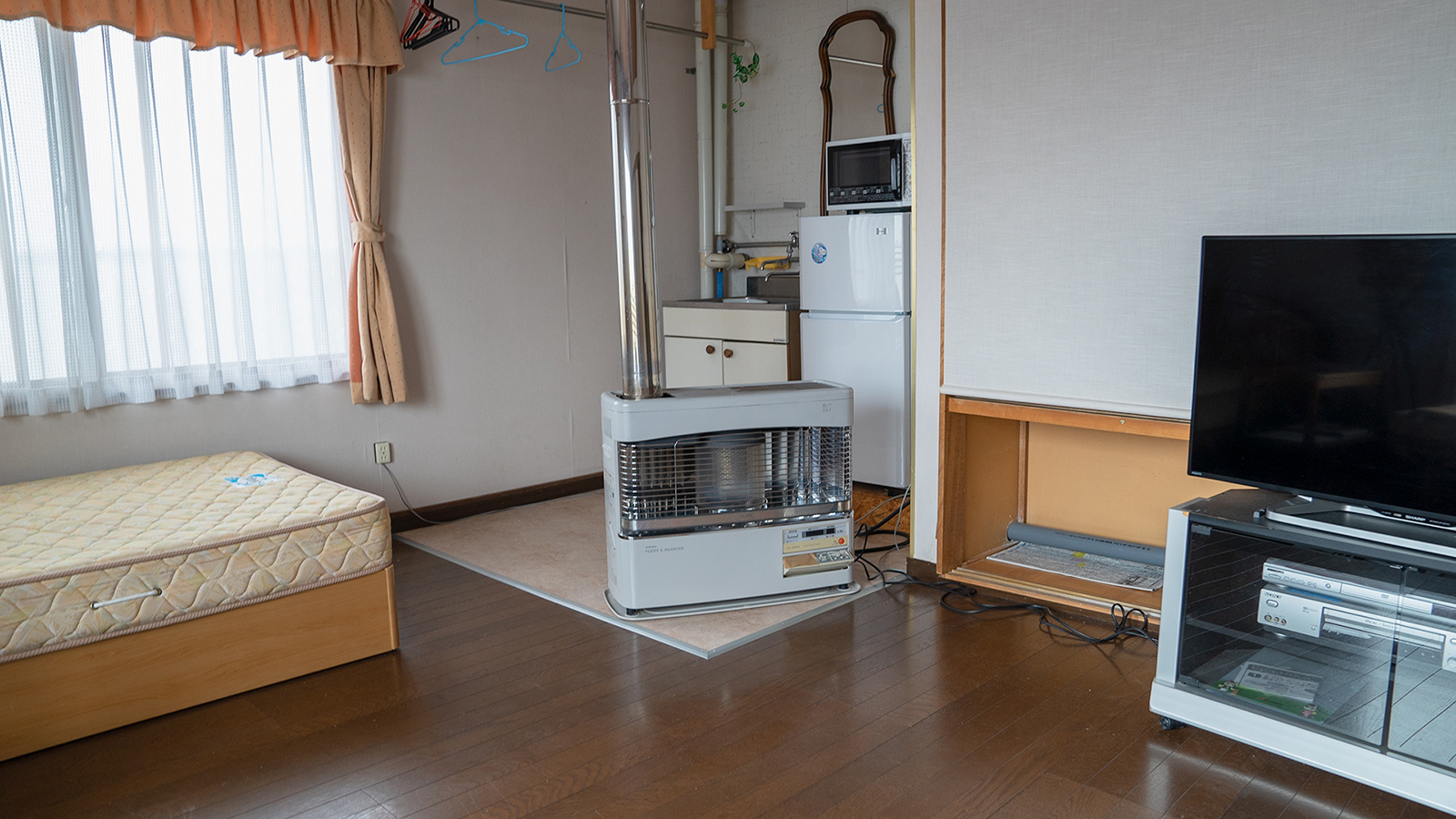 室内の簡易キッチン・家電設備